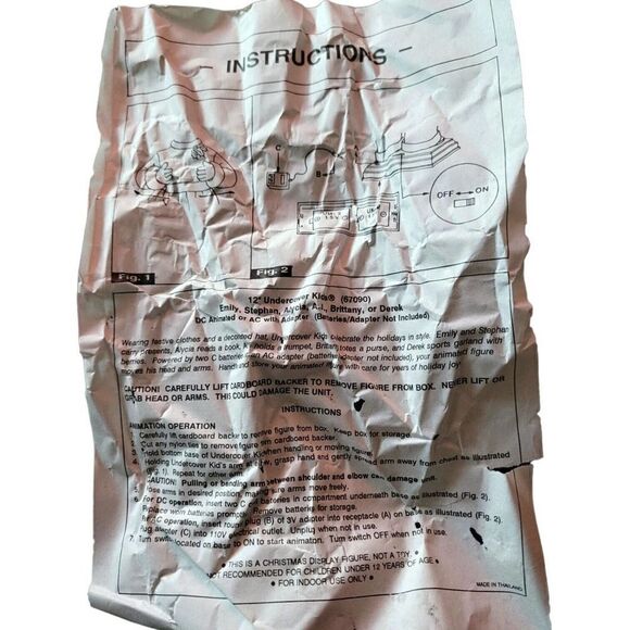 Vintage Santas Best Undercover Kids Animated Collectible Emily Christmas Holiday - Picture 8 of 11